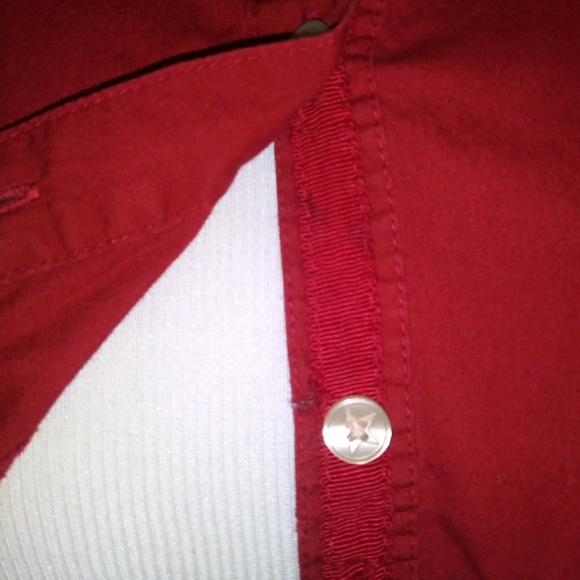 Converse Long Sleeve Red Shirt, Small - Picture 2 of 8